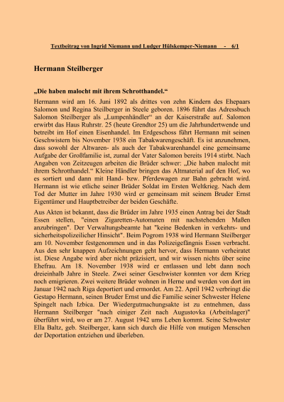 Steilberger, Hermann