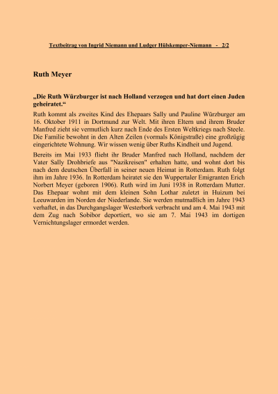 Meyer, Ruth
